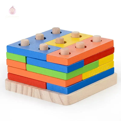 Jouet cube à assembler en bois - Mum&Choupinou