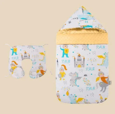 Gigoteuse d'hiver à capuche + petit oreiller bébé - Mum&Choupinou