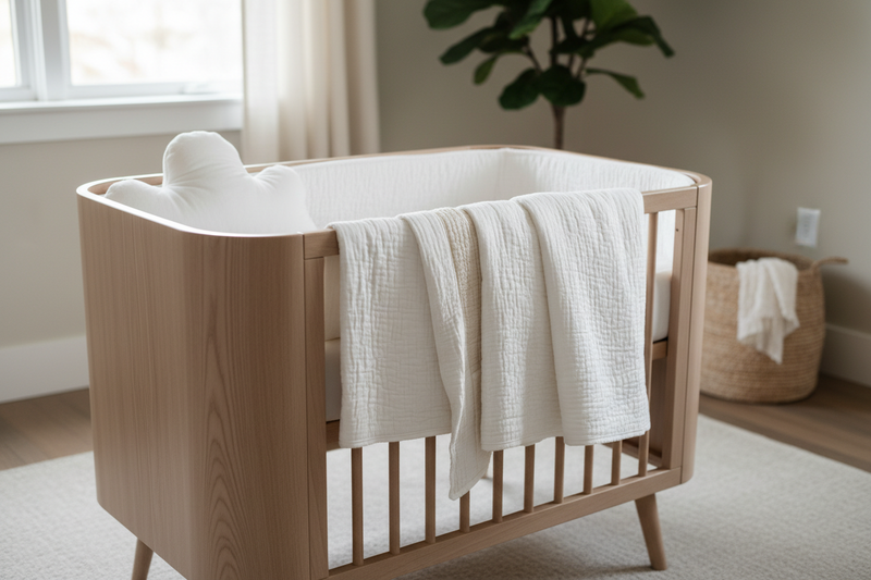 Berceau et literie pour bébé