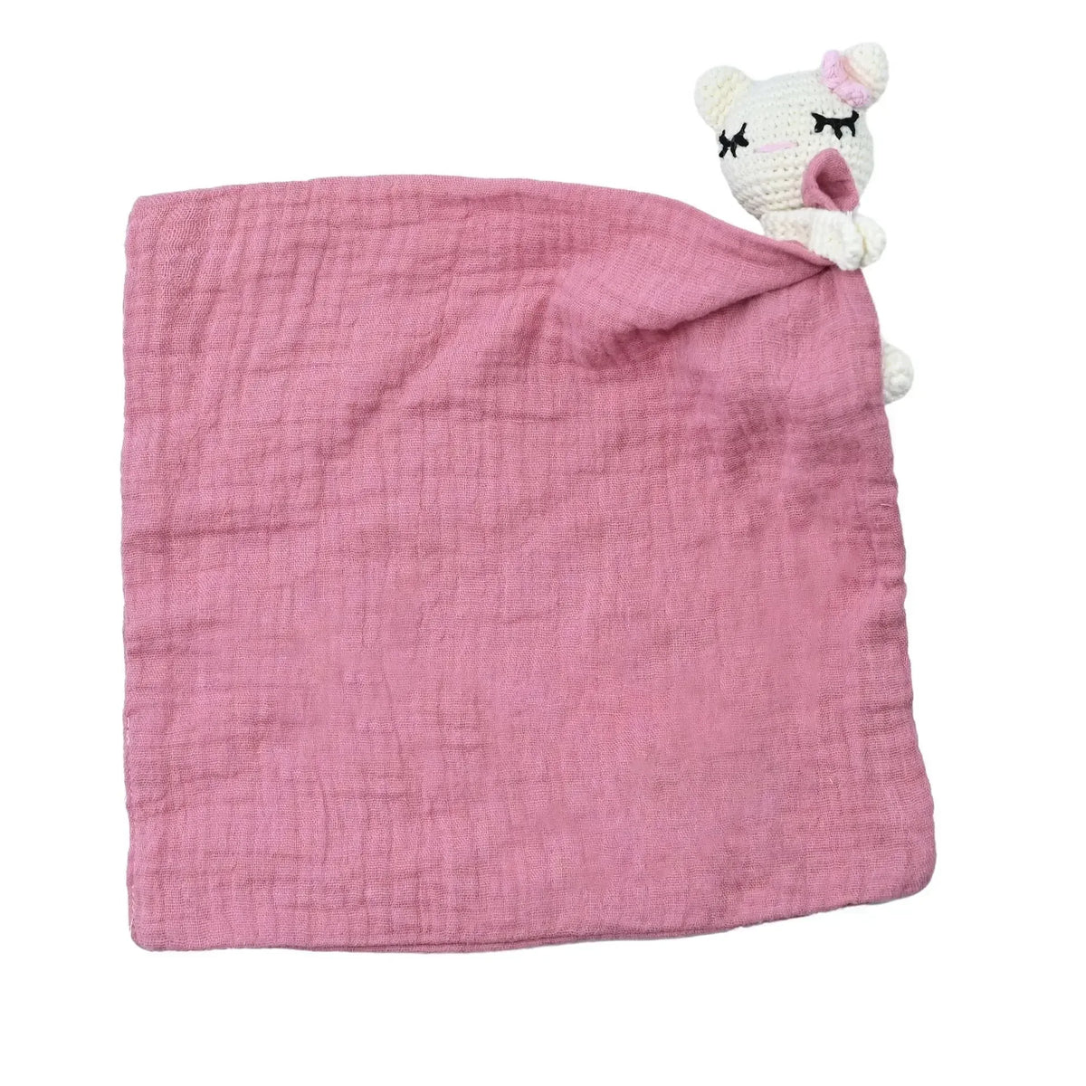 Peluche câline avec mini serviette - Mum&Choupinou