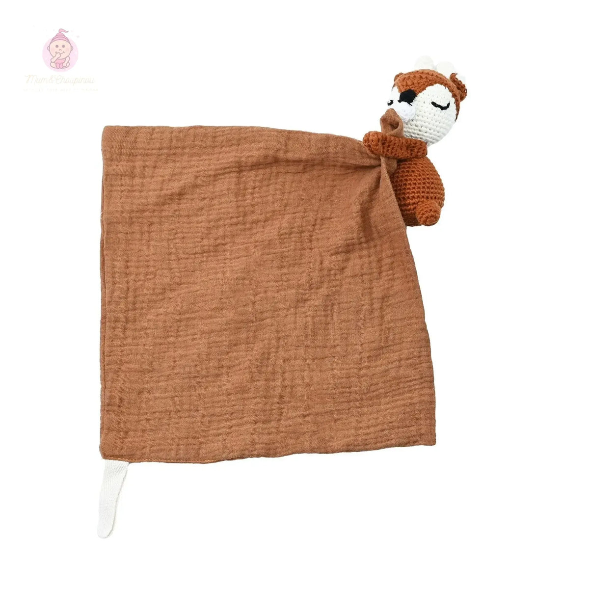 Peluche câline avec mini serviette - Mum&Choupinou