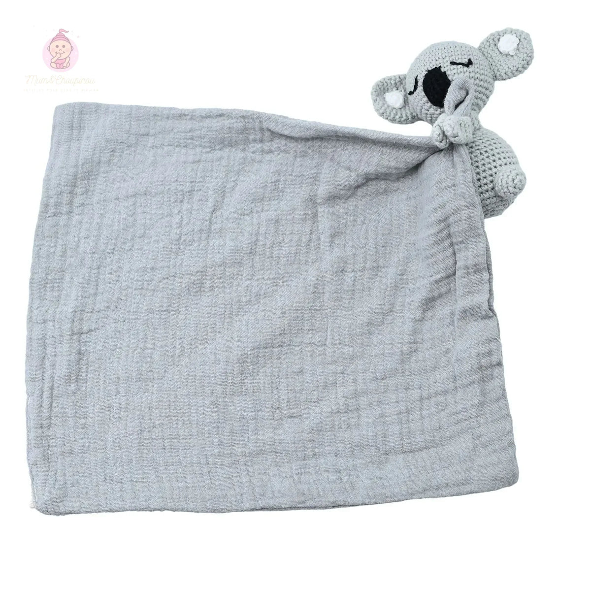 Peluche câline avec mini serviette - Mum&Choupinou