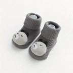 Chaussettes pour bébé avec pompom animaux - Mum&Choupinou