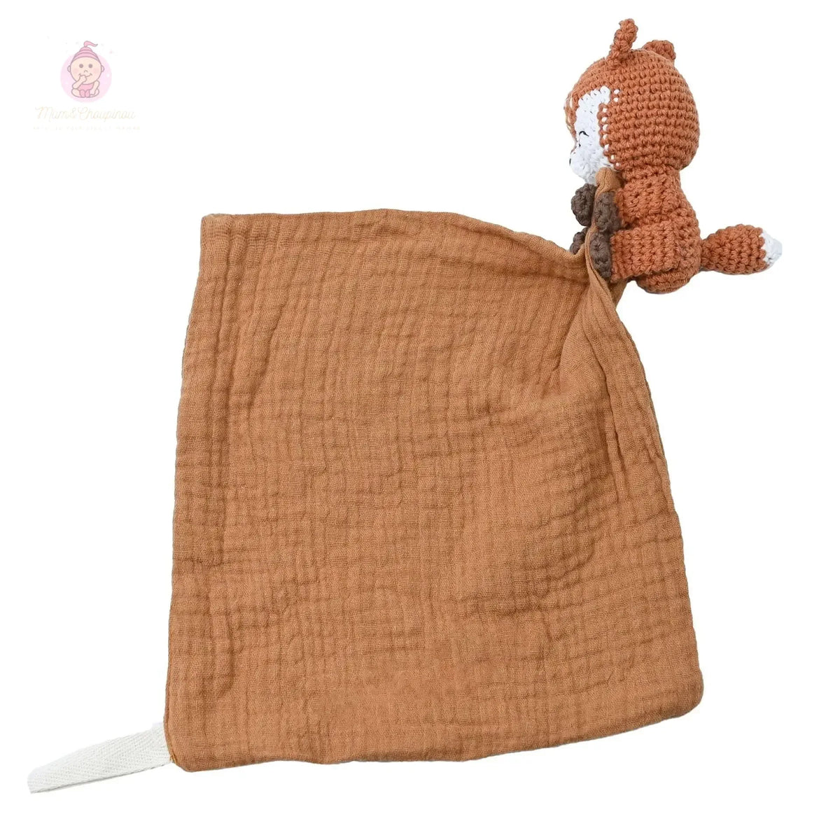 Peluche câline avec mini serviette - Mum&Choupinou