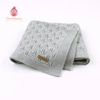 Couverture pour bébé en tricot - Mum&Choupinou