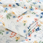 Couverture en gaze de coton pur imprimée pour nouveau-né - Mum&Choupinou
