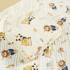 Couverture en gaze de coton pur imprimée pour nouveau-né - Mum&Choupinou