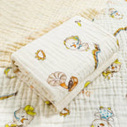 Couverture en gaze de coton pur imprimée pour nouveau-né - Mum&Choupinou