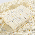 Couverture en gaze de coton pur imprimée pour nouveau-né - Mum&Choupinou
