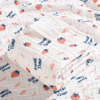 Couverture en gaze de coton pur imprimée pour nouveau-né - Mum&Choupinou