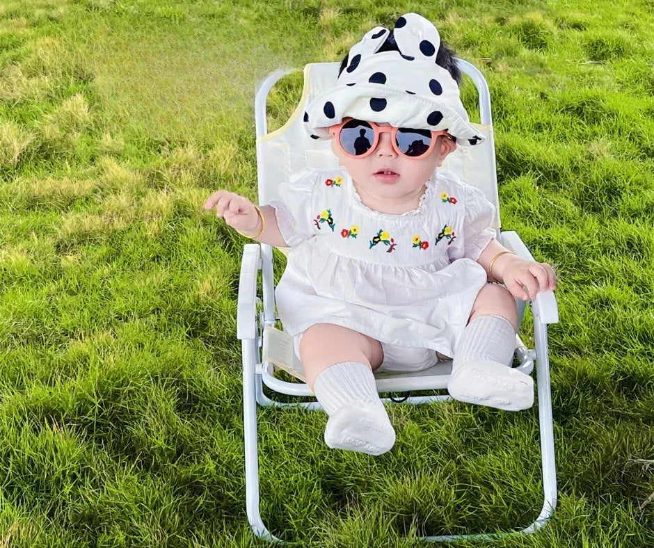 Ensemble d'été 2 pièces brodé pour bébé fille - Mum&Choupinou