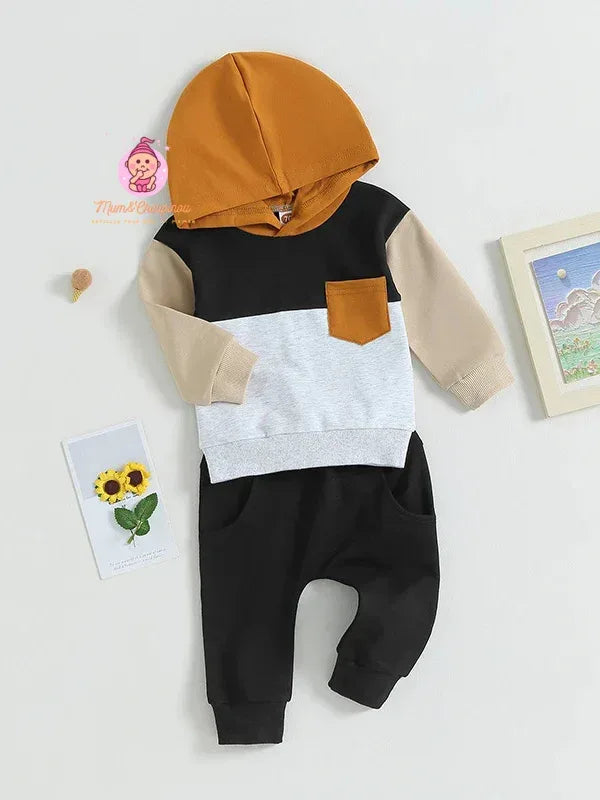 Ensemble de survêtement bébé à capuche - Mum&Choupinou