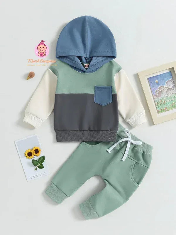Ensemble de survêtement bébé à capuche - Mum&Choupinou