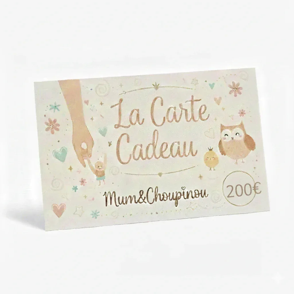 La carte cadeau Mum&Choupinou - Mum&Choupinou