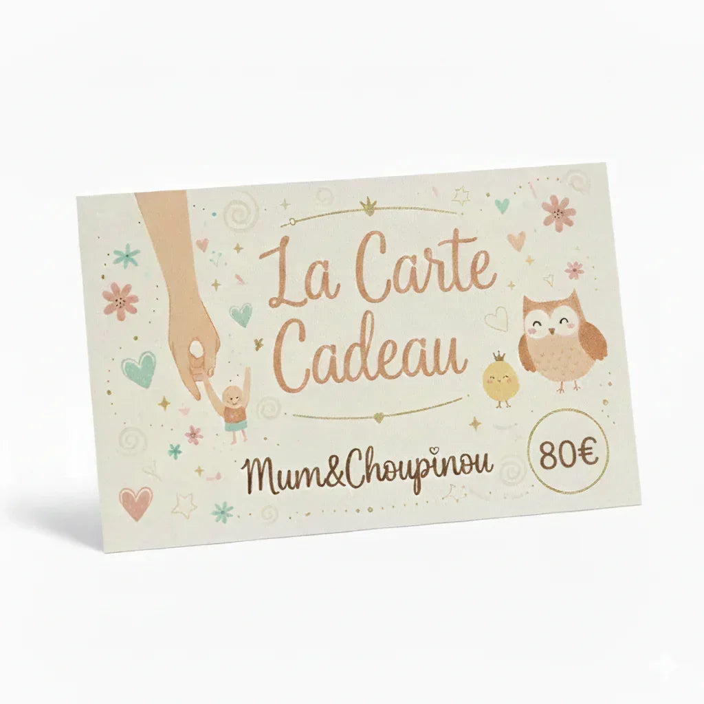 La carte cadeau Mum&Choupinou - Mum&Choupinou