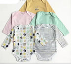 Lot de 5 bodies manches longues pour bébé - Mum&Choupinou