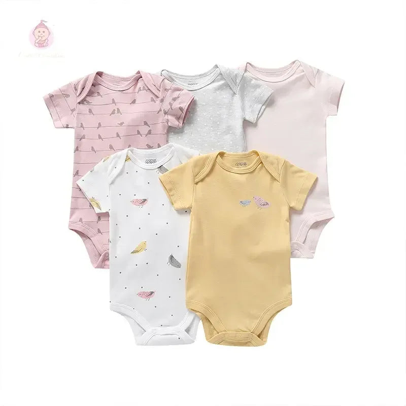 Lot de 5 bodies pour bébé - Mum&Choupinou
