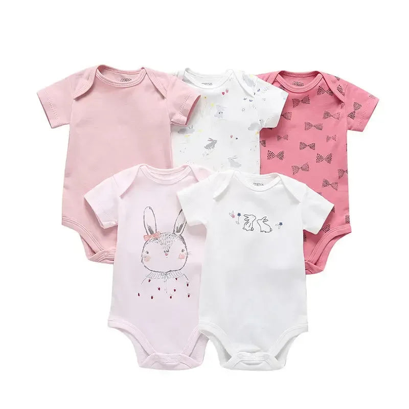 Lot de 5 bodies pour bébé - Mum&Choupinou