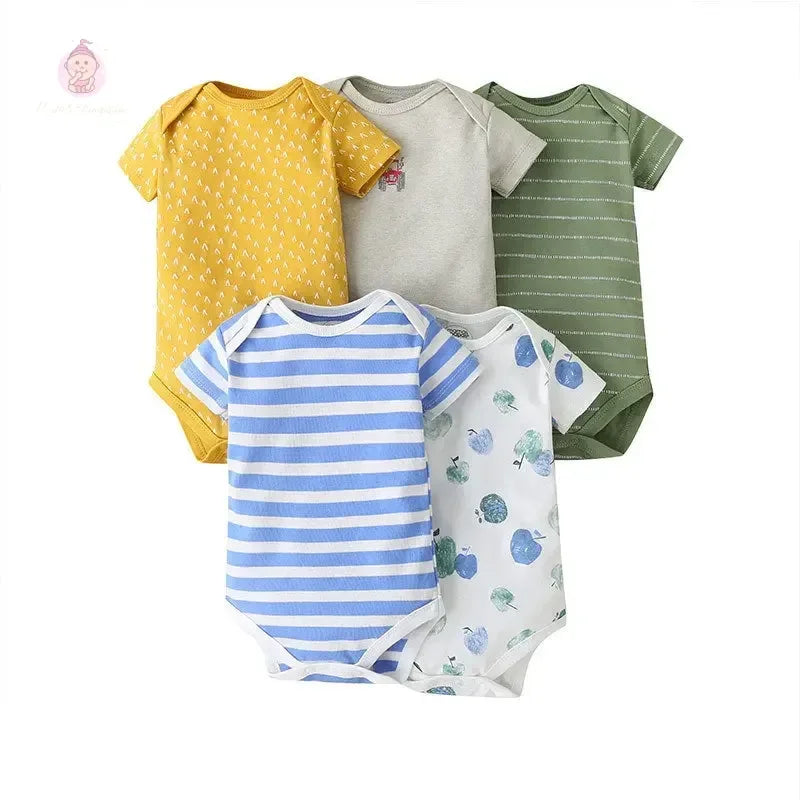 Lot de 5 bodies pour bébé - Mum&Choupinou