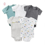 Lot de 5 bodies pour bébé - Mum&Choupinou