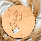 Support souvenir bracelet de naissance - Mum&Choupinou