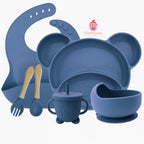 Kit de couverts bébé en silicone alimentaire - Mum&Choupinou