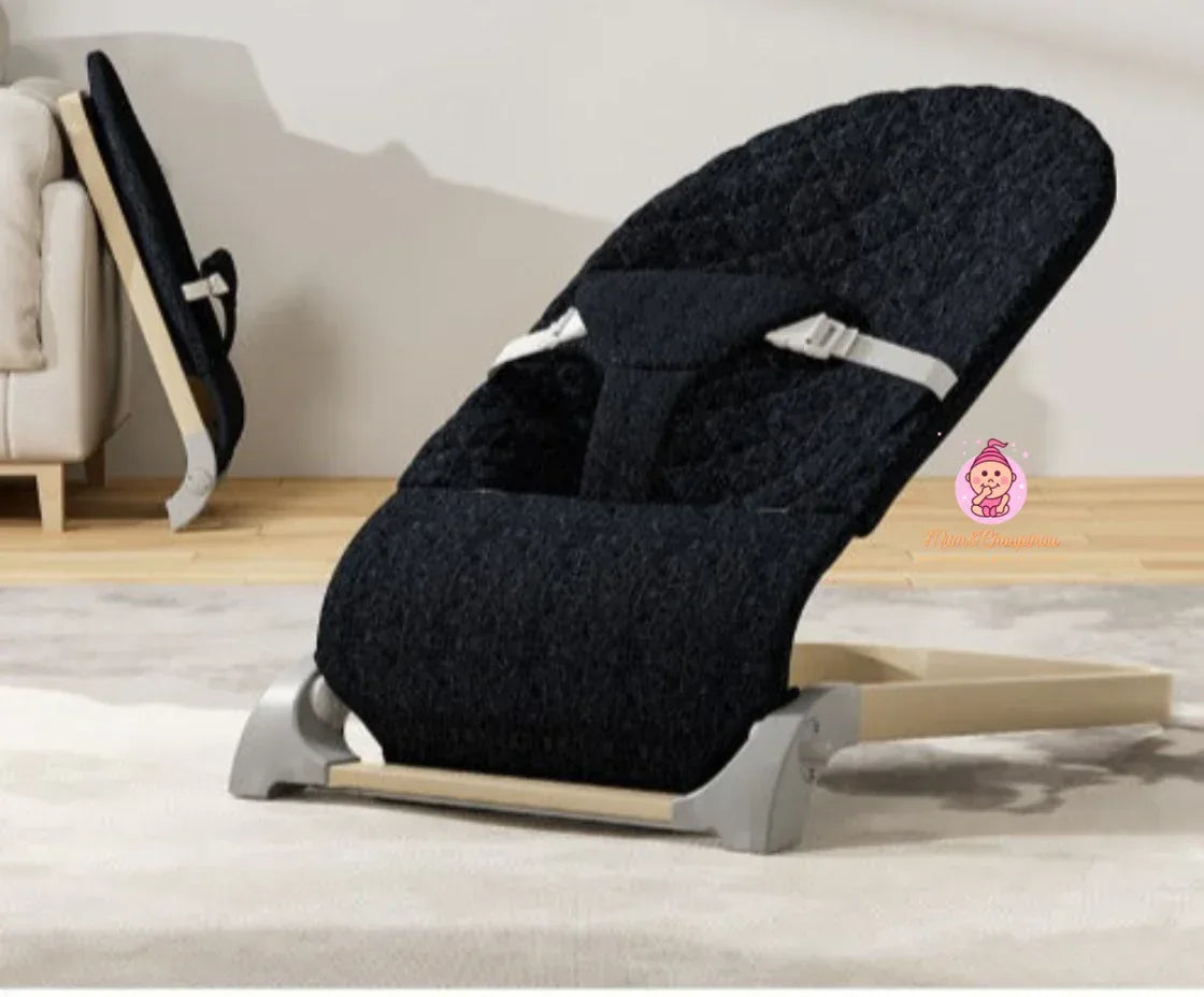 Transat bébé avec support finition bois - Mum&Choupinou