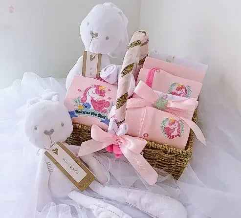 Panier cadeau set bébé
