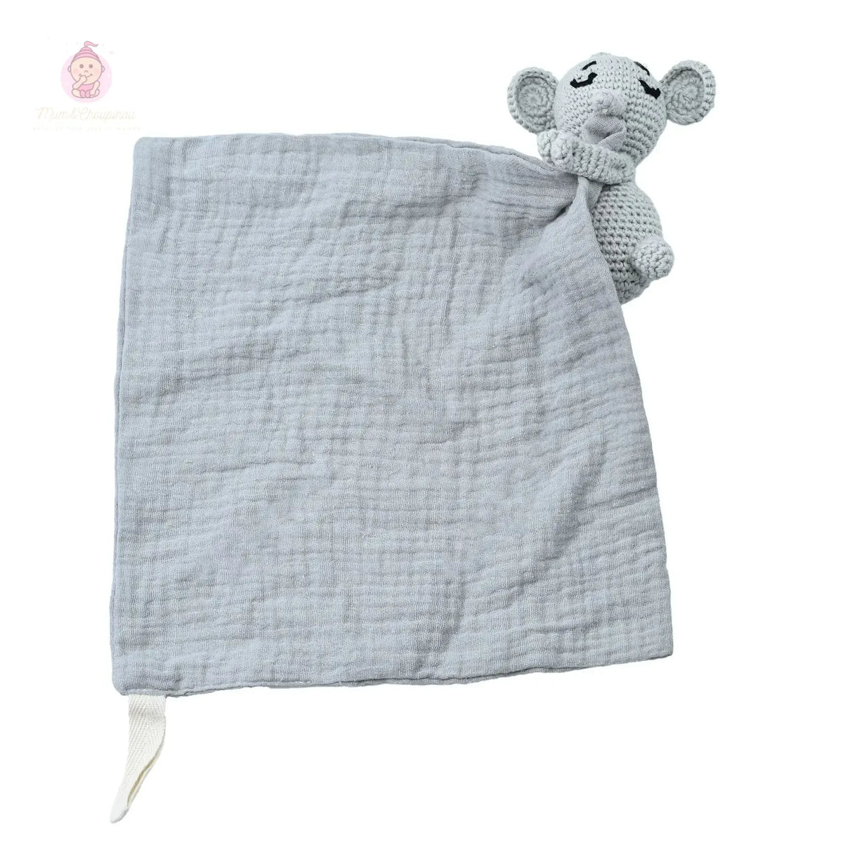 Peluche câline avec mini serviette - Mum&Choupinou
