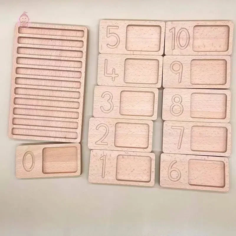 Ensemble de 10 planches de comptage Montessori - Mum&Choupinou