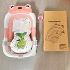 Baignoire bébé pliable Grenouille avec coussin de bain - Mum&Choupinou