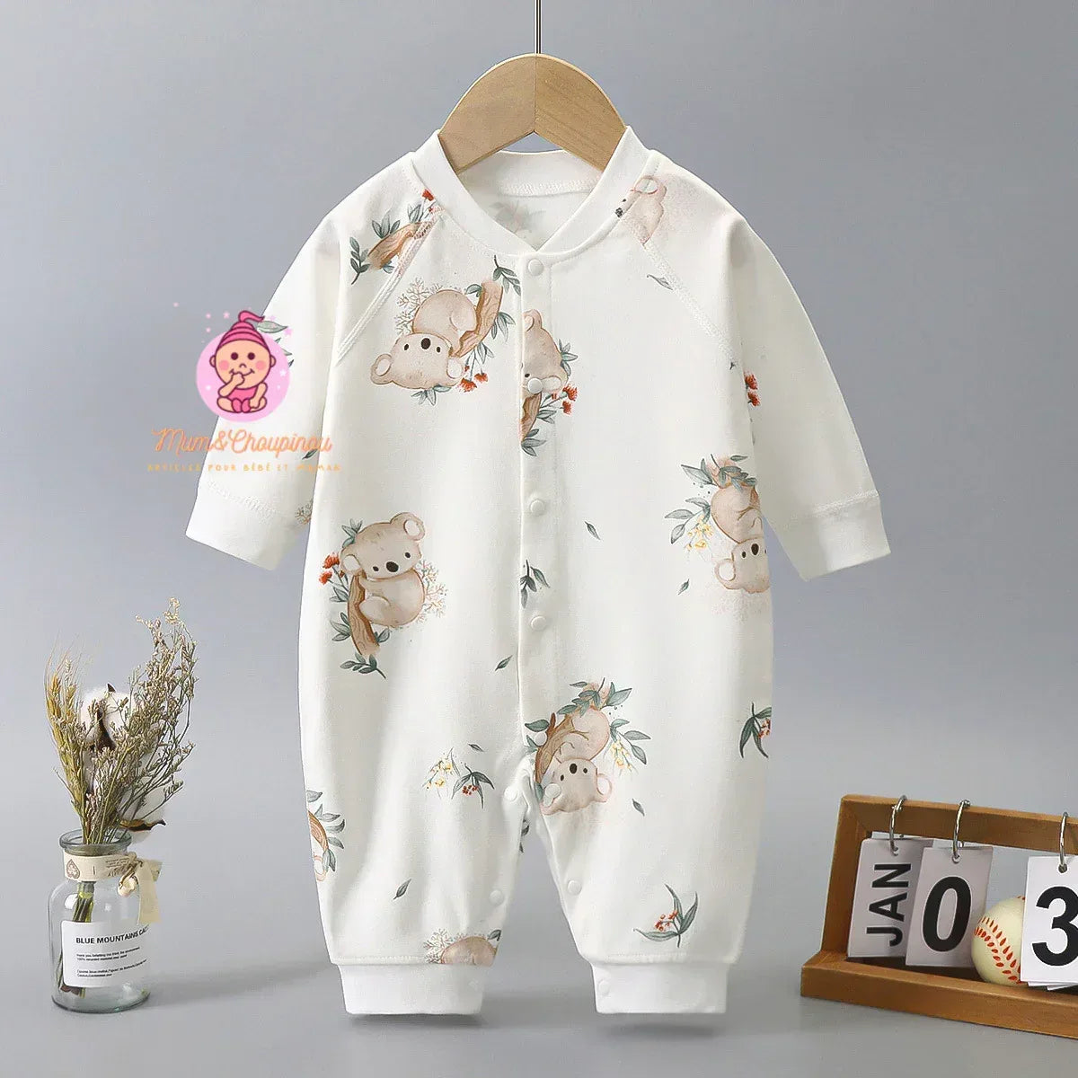 Combinaison grenouillère bébé - Mum&Choupinou