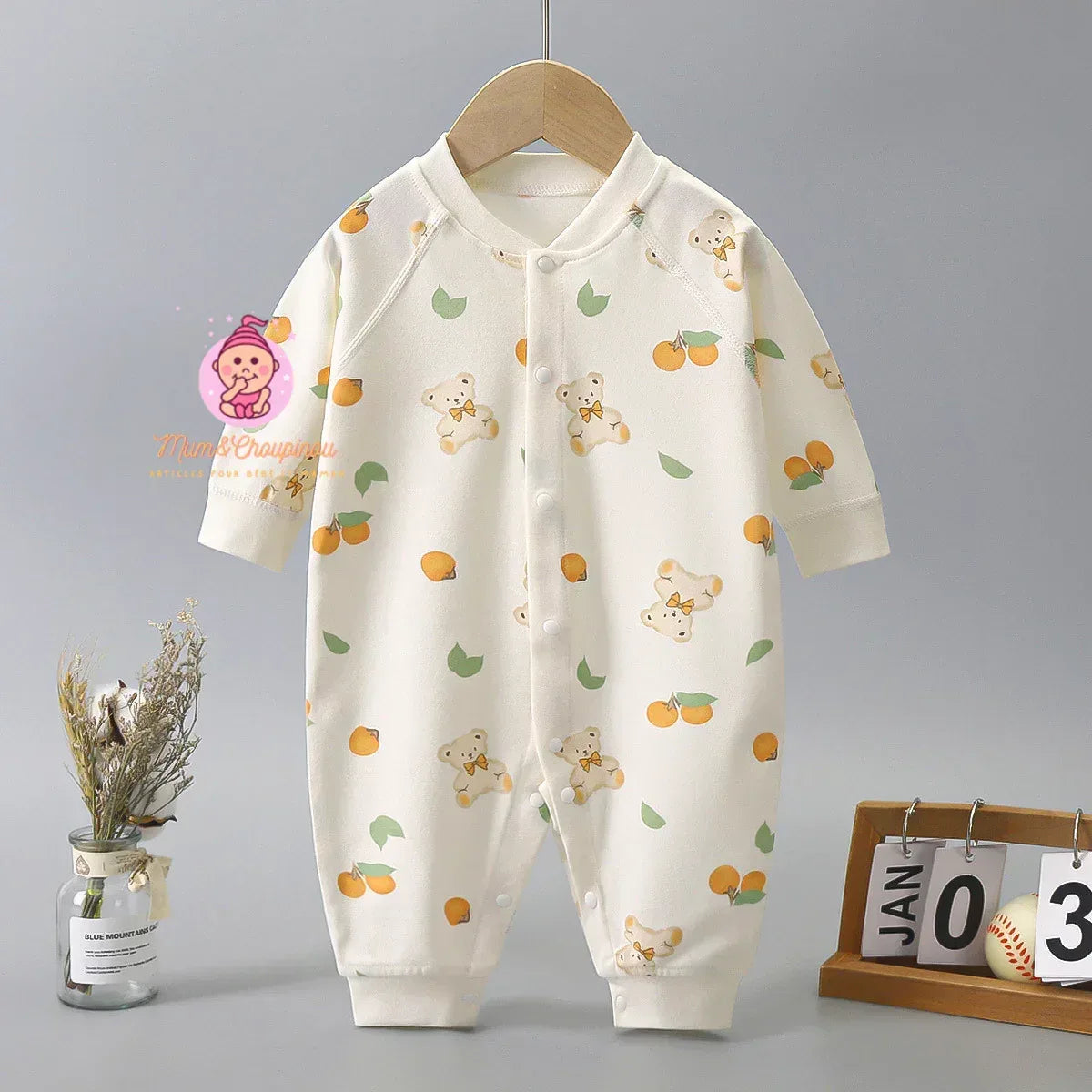 Combinaison grenouillère bébé - Mum&Choupinou