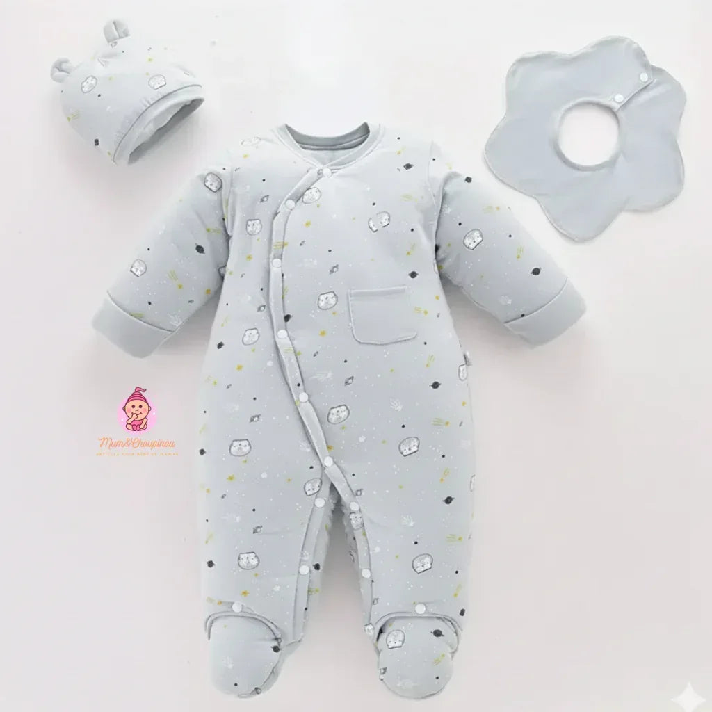 Combinaison bébé matelassée - Mum&Choupinou