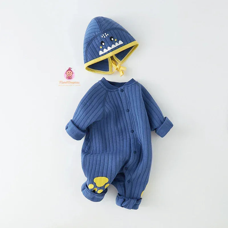 Combinaison bébé avec bonnet - Mum&Choupinou