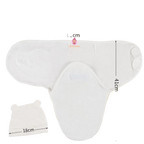 Lot de 2 emmaillotages bébé prématuré avec bonnets