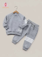 Ensemble jogging et sweat enfant à rayures - Mum&Choupinou