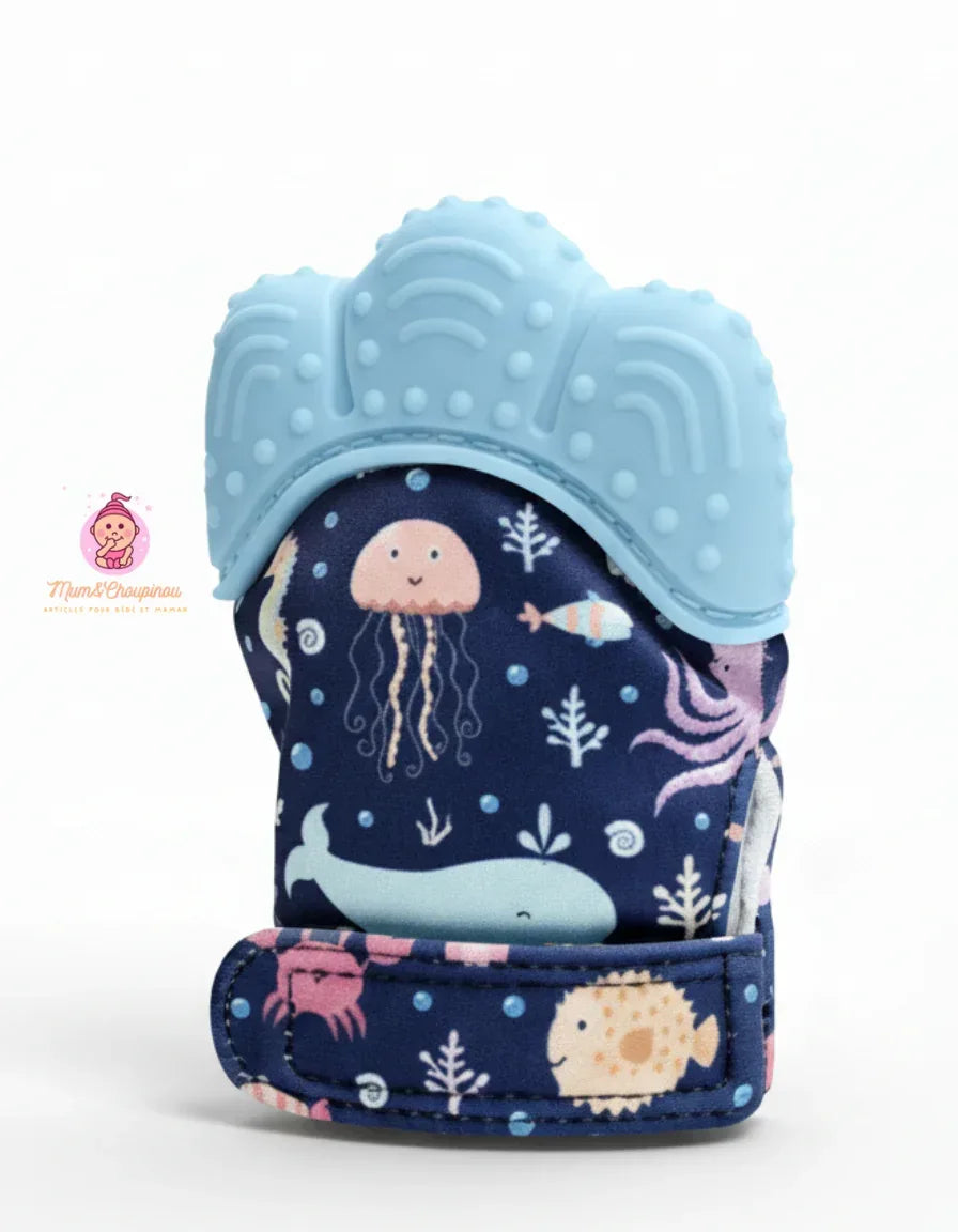 Moufle de dentition - Fonds marins - Mum&Choupinou