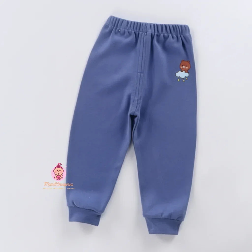 Pantalon jogging enfant en coton - Mum&Choupinou