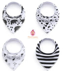 Lot de 4 bavoirs bandana pour bébé - Mum&Choupinou