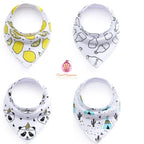 Lot de 4 bavoirs bandana pour bébé - Mum&Choupinou