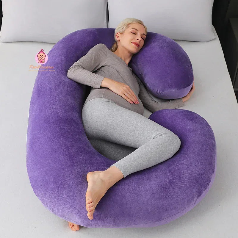 Oreiller de grossesse forme C - Mum&Choupinou