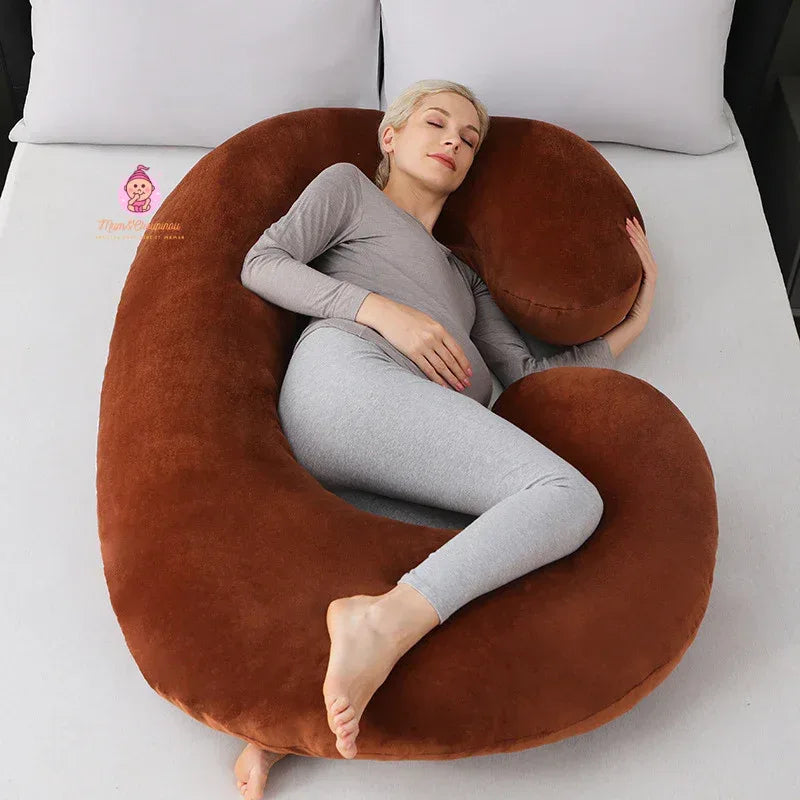 Oreiller de grossesse forme C - Mum&Choupinou