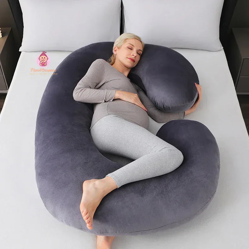 Oreiller de grossesse forme C - Mum&Choupinou