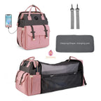Sac à langer avec matelas intégré et accessoires - Mum&Choupinou
