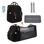 Sac à langer avec matelas intégré et accessoires - Mum&Choupinou