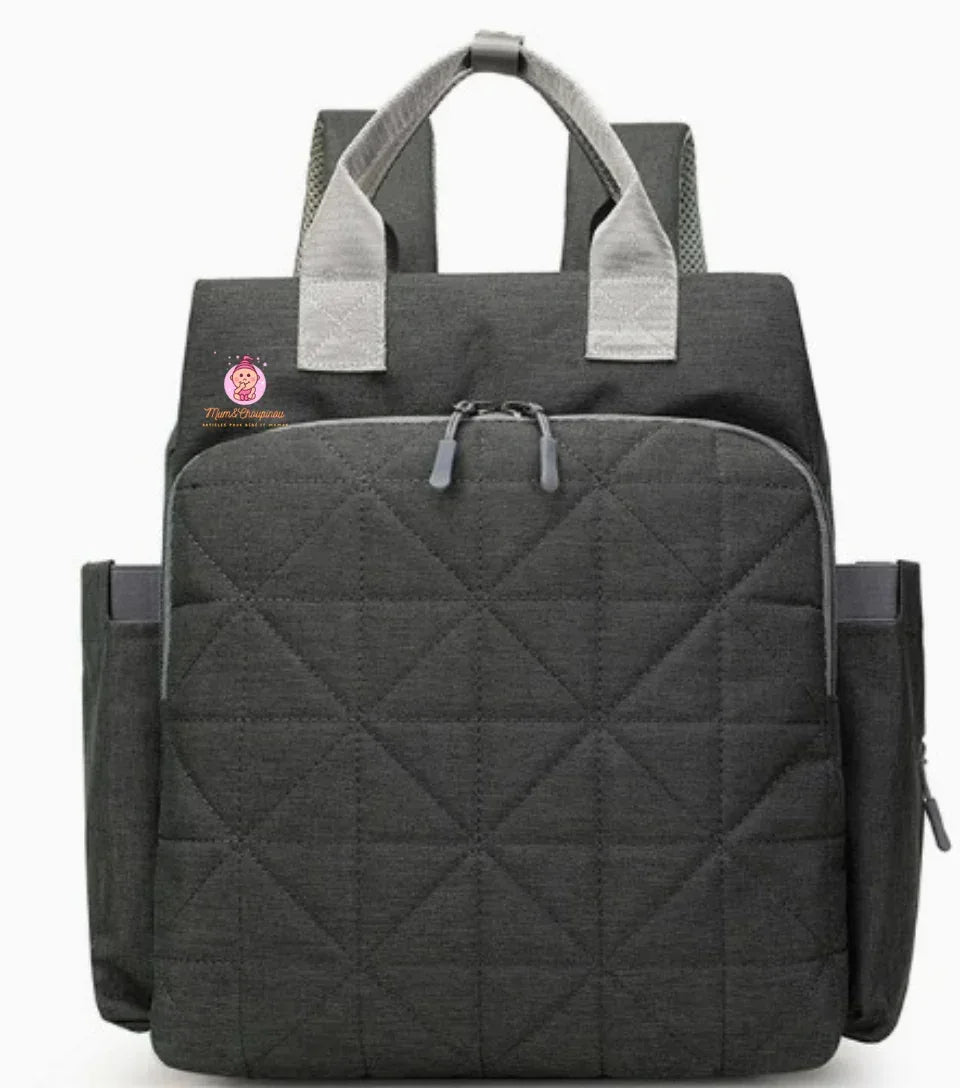 Sac à langer à dos design géométrique - Mum&Choupinou