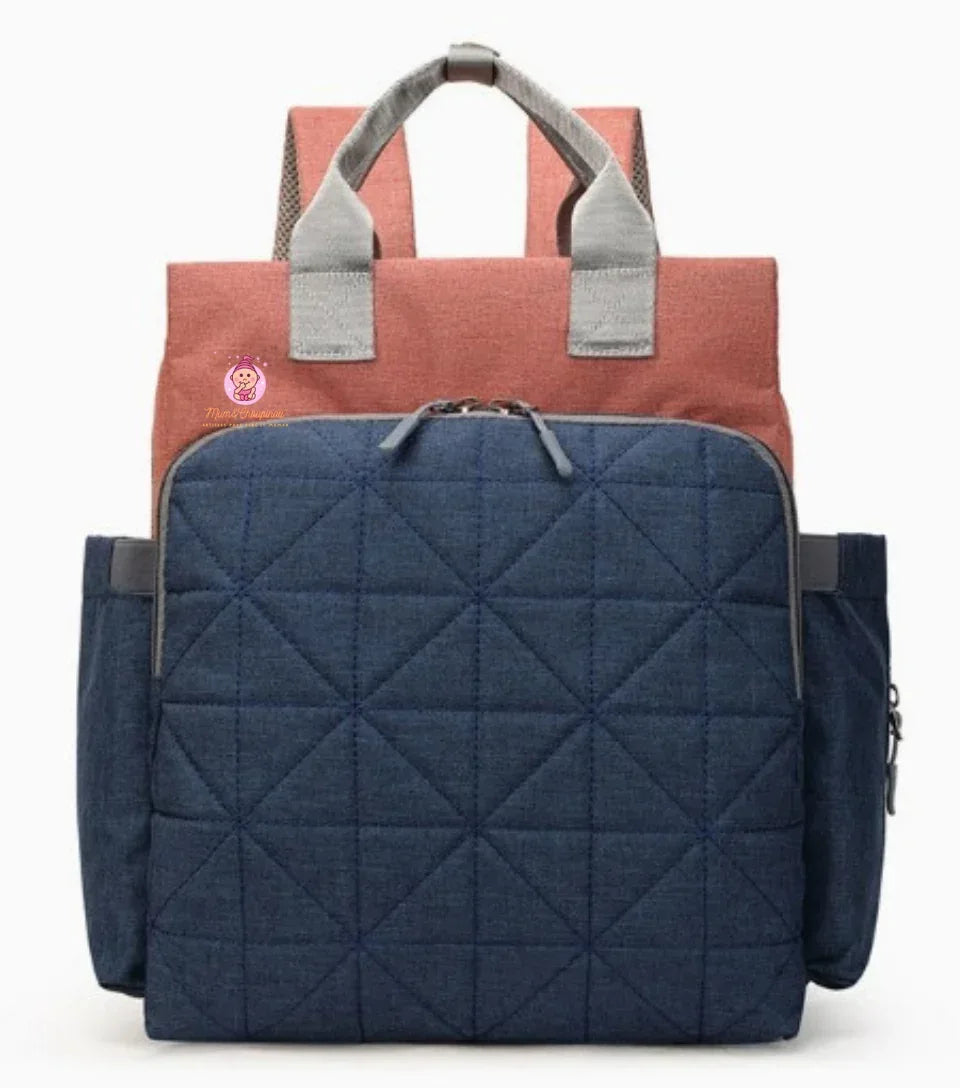 Sac à langer à dos design géométrique - Mum&Choupinou