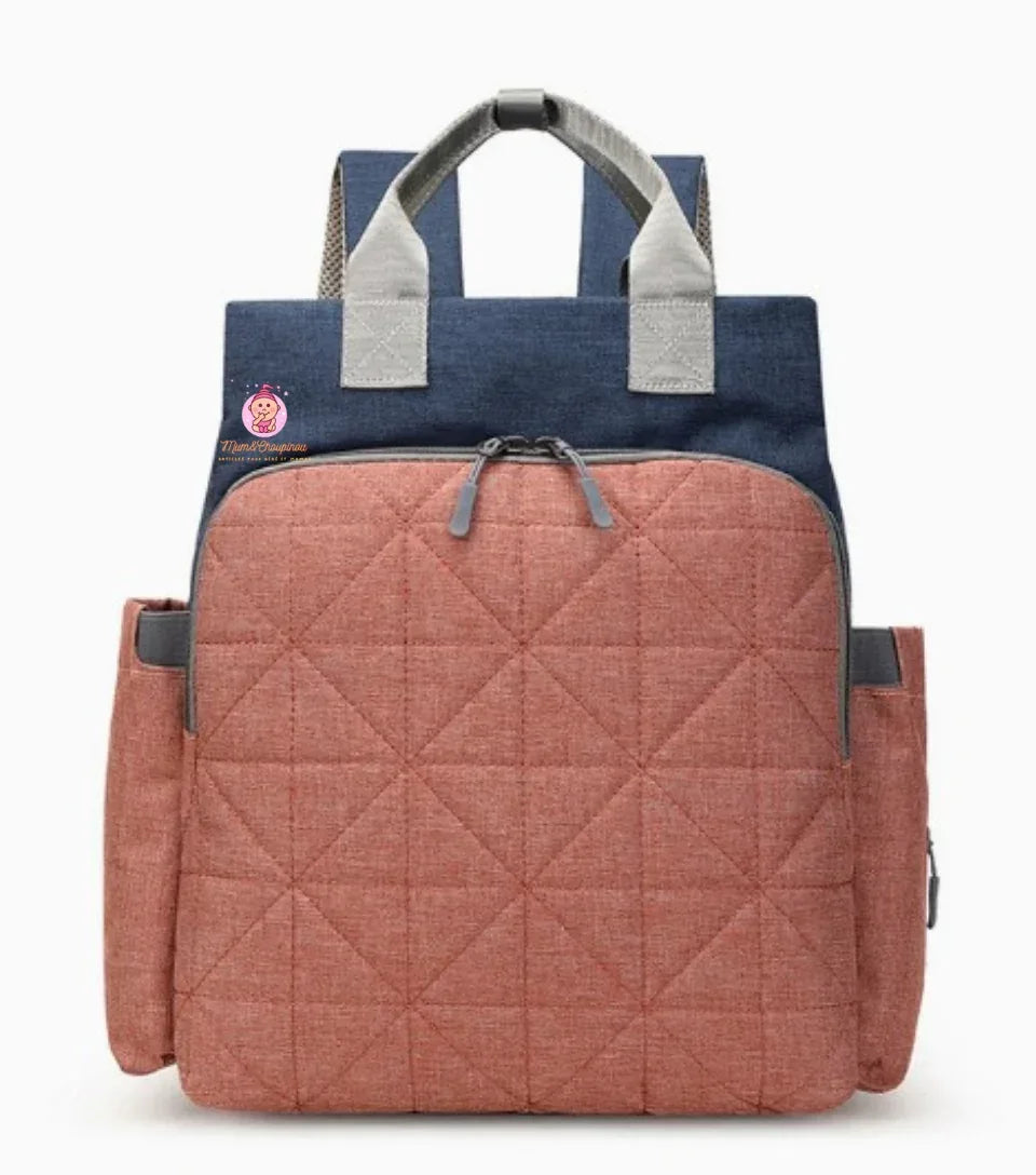 Sac à langer à dos design géométrique - Mum&Choupinou