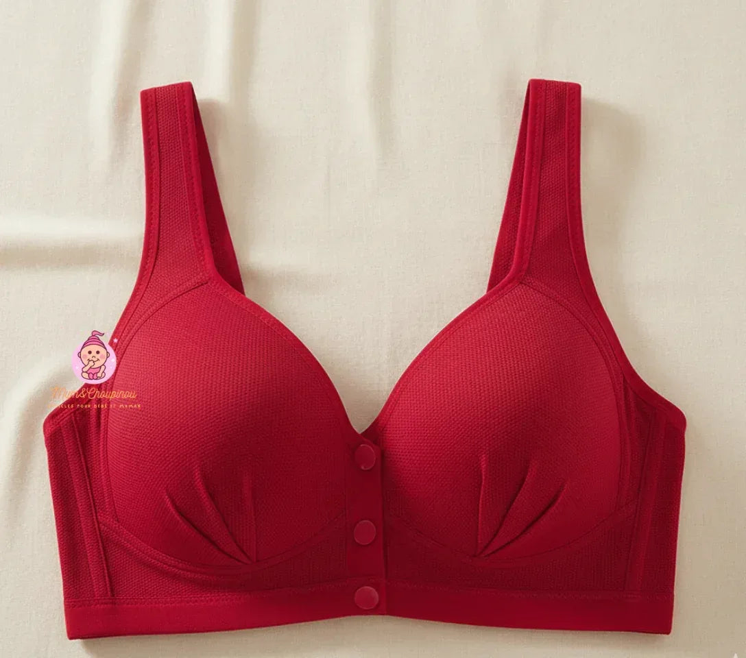 Soutien-gorge d'allaitement à boutons - Mum&Choupinou
